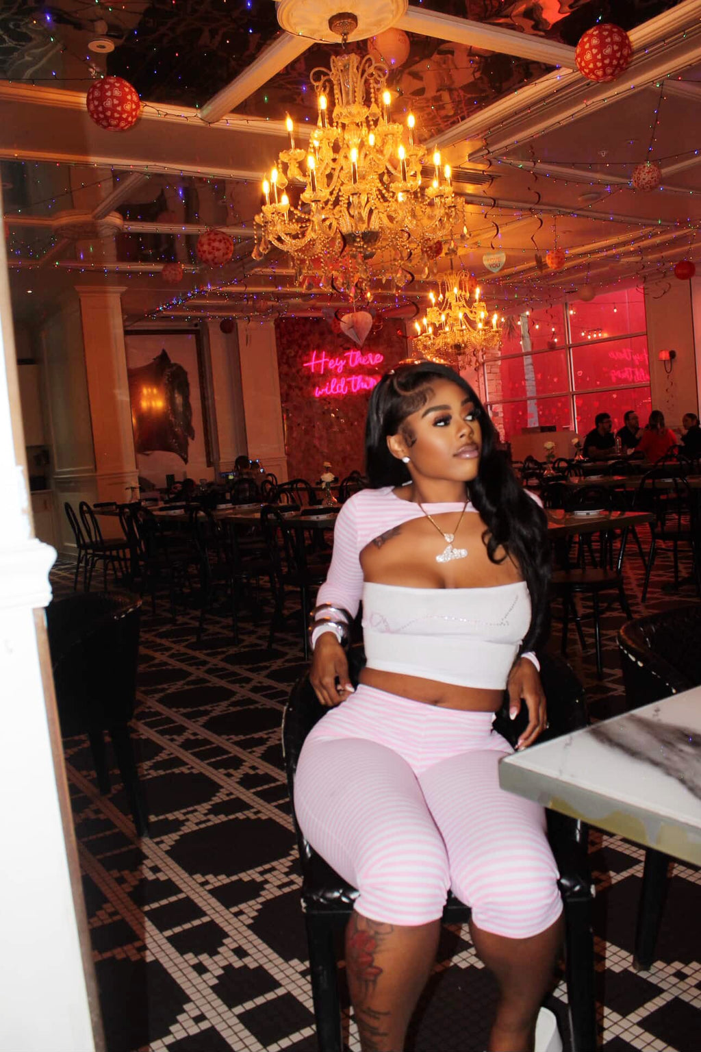 Lover girl hoodie capri set