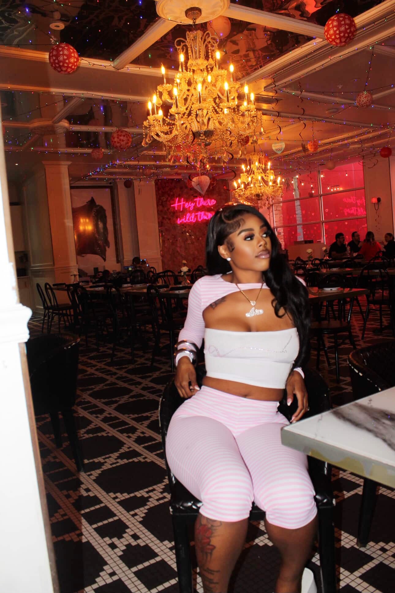 Lover girl hoodie capri set