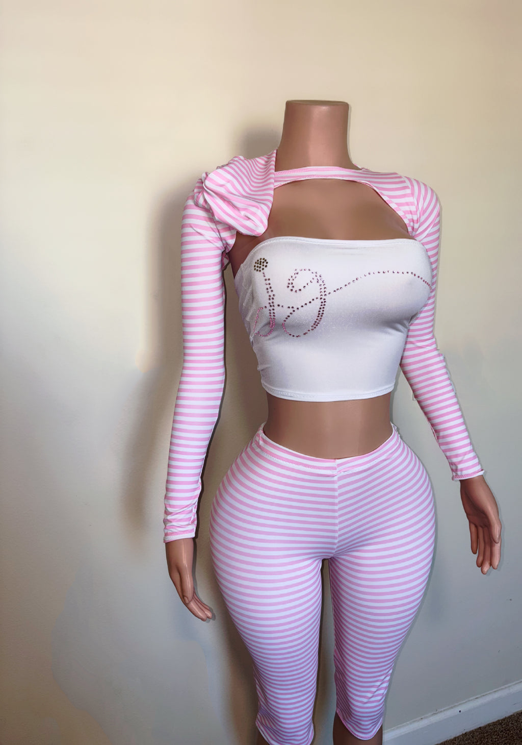 Lover girl hoodie capri set